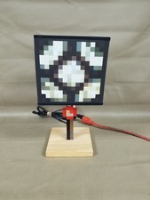 Minecraft MOJANG Glowstone Night Table/Desk Lamp w/Shade 14" No Bulb