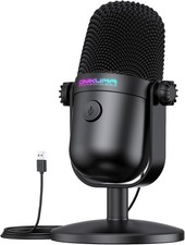 USB Condenser Microphone w/ Noise Cancel Mute for PC/Mac/PS US