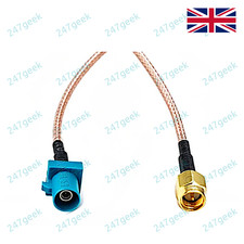 Fakra Z Male to SMA Male Plug DAB adapter 15cm cable lead Android car radio