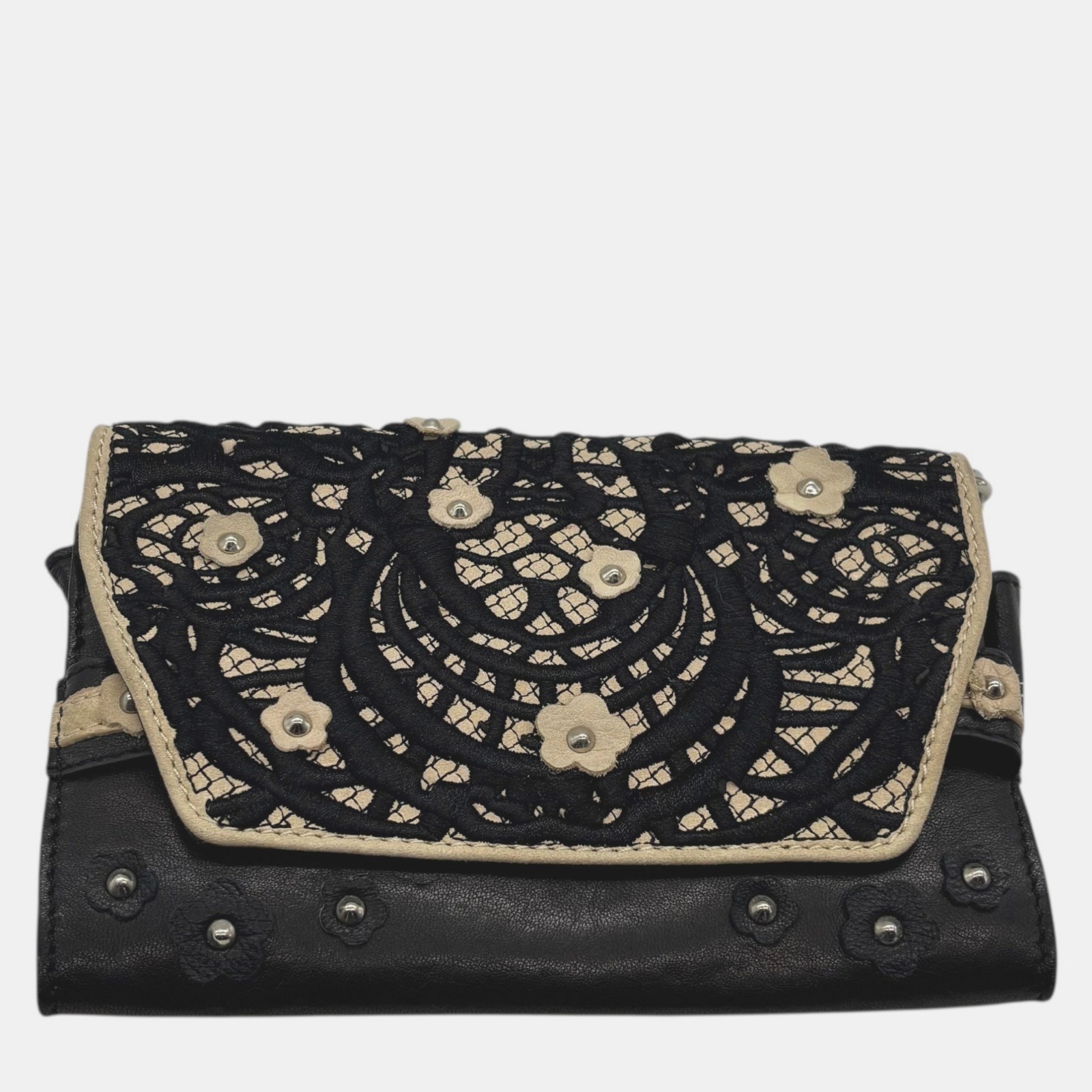 NWT Isabella Fiore Park Ave Claire Mini Convertible Crossbody Clutch Whimsygoth