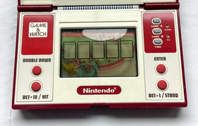 Vintage 1985 GAME & WATCH - BLACKJACK BJ-60 - LCD Game (Very Good Condition)