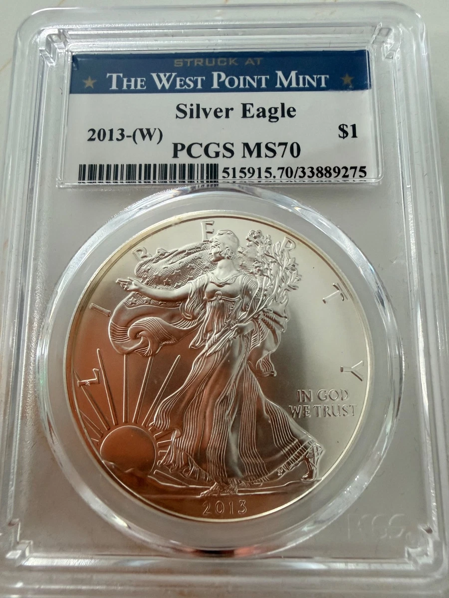 American Eagle MS 70 Graded 2013 Silver Bullion Coins for sale | eBay