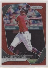 2020 Panini Prizm Tier II Red Prizm Francisco Lindor #138 0en