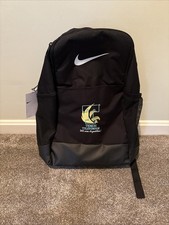Nike Brasilia Large Backpack Black Brand New Tench Tilghman Embroidered Logo