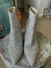 Size 10 Betsy Johnson Glass Stone Boot with H...