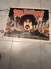 200 MOTELS ORIGINAL '71 HALF-SHEET MOVIE POSTER CARDBOARD NOT FOLDED FRANK ZAPPA