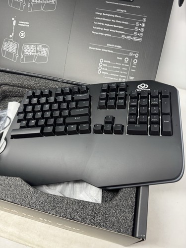 Cloud Nine C989 ErgoFSK Ergonomic Keyboard Red Smooth Switch - 第 3/8 張圖片
