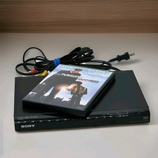 Sony Progressive Scan DVP-SR210P CD/DVD Player Small Mini Slim - Works
