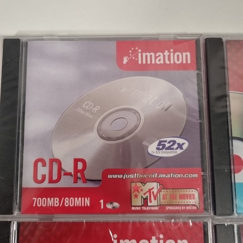 Imation CD‑R 80 • 4 x Blank Recordable CD‑R Disc • 700 MB/80 min • 52× • New & S - Picture 3 of 6