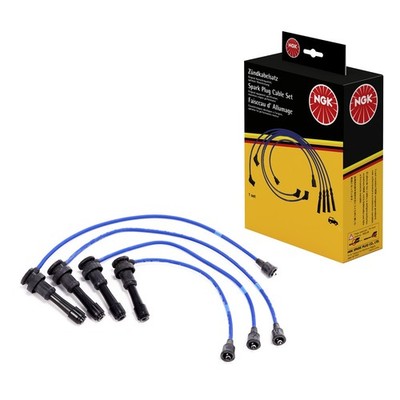 Zündleitungssatz 4 Kabel blau NGK passend für u.a. MITSUBISHI LANCER