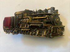 1983 Great American Belt Buckle Co. Steam Locomotive 3 Serial 1083 Made In USA