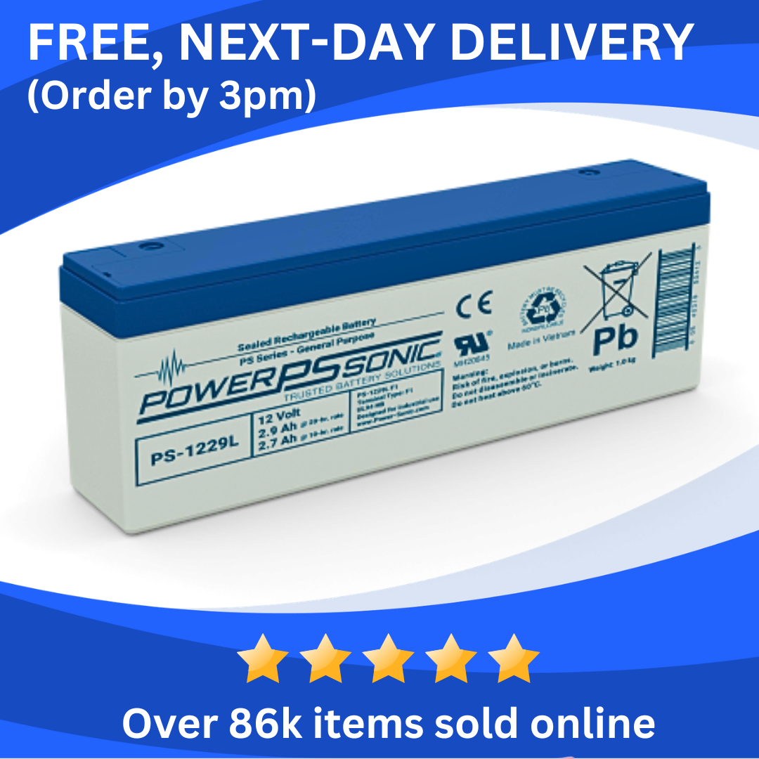12V 2.9Ah Alarm Battery – SLA AGM Replacement for 2.1Ah / 2.3Ah