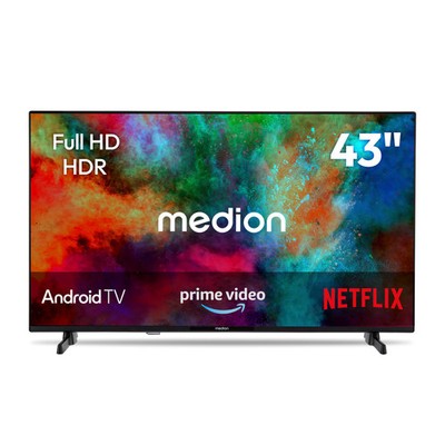 MEDION P8432500 (MD 843100)  Full HD Fernseher 108cm/43'' Smart TV HDR PVR E