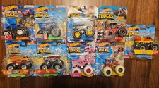 Hot Wheels Monster Truck Collection CHASE Pieces Lot of 9