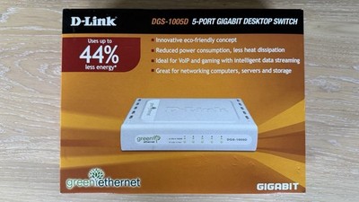 D-Link DGS-1005D 5-Port Gigabit Desktop Switch