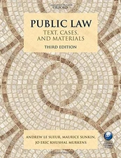 Public Law: Text Cases and Materials  Andrew Le Sueur