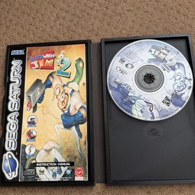 Earthworm Jim 2 - Sega Saturn - PAL - boxed with instructions