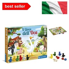 Clementoni-Il Gioco dell'Oca, Giochi da Tavolo Classici di Società per Bambin...