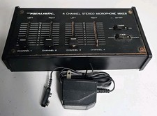 Realistic 32-1105A 4-Channel Stereo Microphone Mixer Untested 