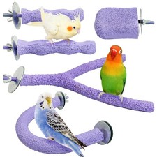 5 Pack Bird Perch Resin Bird Beak Grinding Stone Parrot Cage Stand Platform F