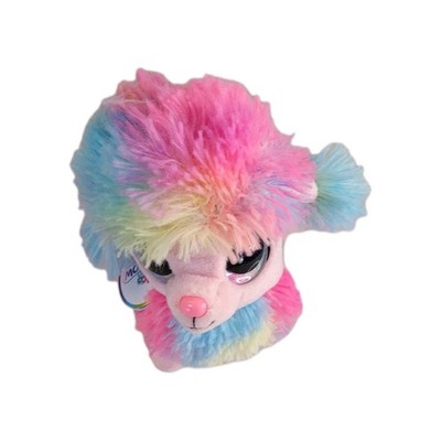 ZURU Coco Cones Rainbow Splash Plush NWT Pastel Rainbow Large Eyes Toy