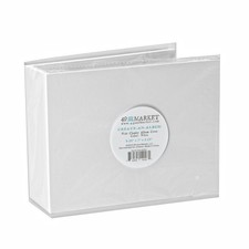 49 And Market Create-An-Album Wide Chunky Album Cover-White - 3 Pack