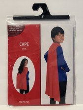 Costume Cape - Fits Adults and Kids one size Halloween, Parties, Cosplay Red