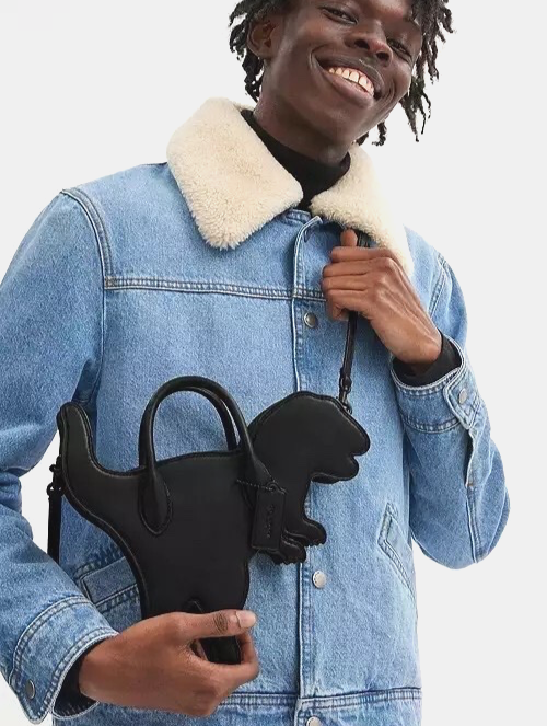 コバやん Coach Glovetanned Leather 3D Rexy Top Handle Crossbody Bag Novelty