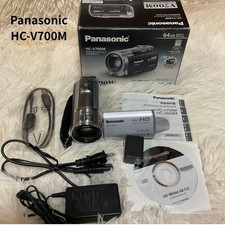 Panasonic HC-V700M White Full HD Video Camera Camcorder 64GB w/Box