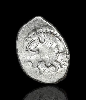 RUSSIA. Ivan IV "The Terrible" 1533 1584. Silver Sword Kopek Moscow mint