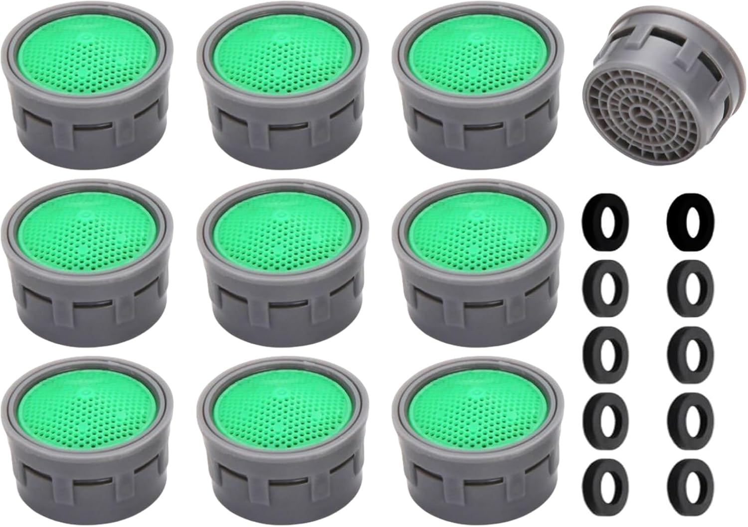 Tap Filter Nozzle -  10Pcs Tap Aerators, Faucet Aerator with Sealing Gaskets, Fa