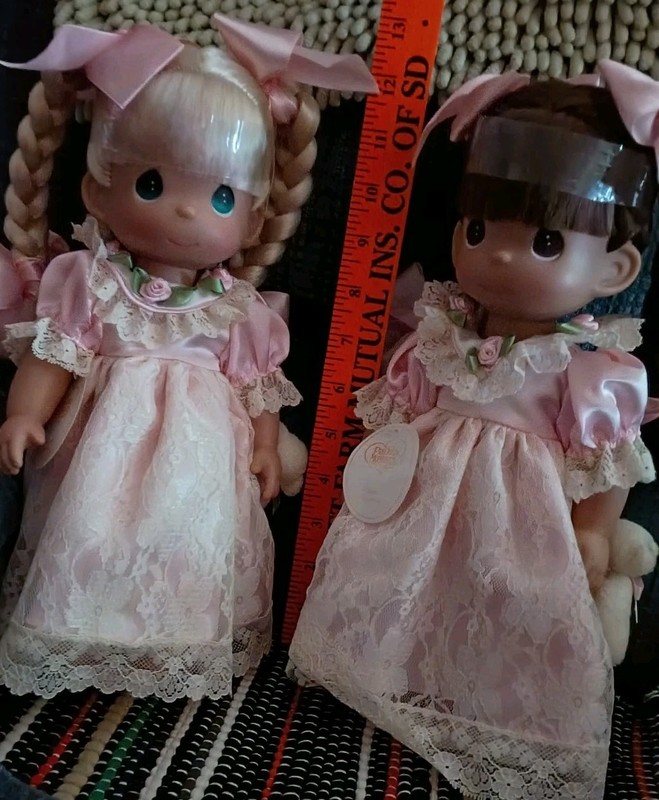 Precious Moments Sugar And Spice Dolls Porcelain