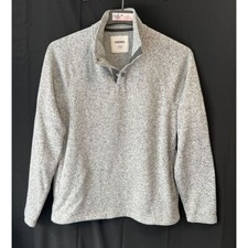 Sonoma Goods For Life Men's Supersoft Mockneck Fleece Pullover Sweater Gray-Sz L