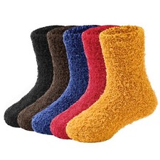 Kids Fuzzy Socks for Girls Toddler Slipper Socks for Kids Warm Winter Cozy So...