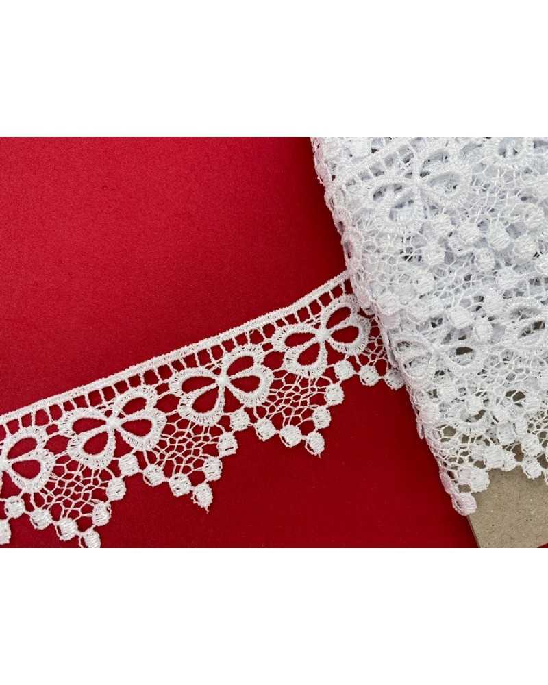 Ruban Dentelle Tulle Sweet Trims 1617 - Largeur 4,5cm, Vendu Au Mètre, Neuf