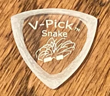 V-PICKS Snake with Ghost Edges-Triangle 4.1mm Guitar Pick- 1st Issue