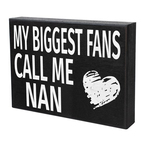 JennyGems Nan Gifts, My Biggest Fans Call Me Nan Sign, Birthday Gifts for Nan - Picture 8 of 9