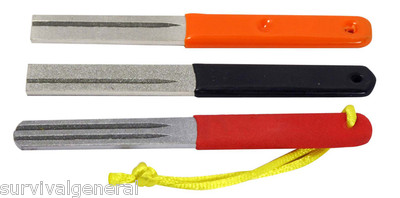 3 Piece Diamond Variety Fishing Hook Sharpening Set Grit 200 & 400 Groove Small
