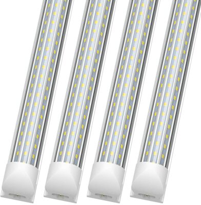 T8 8FT LED Shop Light Fixture 2FT 4FT Linkable LED Tube Lights 28W 60W 120W Lamp