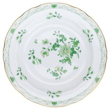 Suppenteller Raynaud & Co. Limoges Blumenmotiv grün Form I Wilh. Drache
