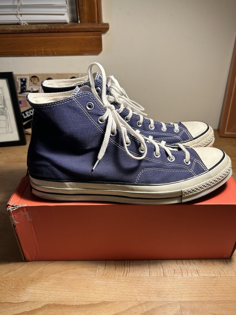 NIB CONVERSE NAVY CHUCK 70 HI MENS SIZE 13