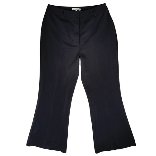 Reformation Mason Pants Tencel High Waist Wide Leg Trousers Black  display picture 1