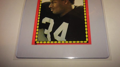 1988 Bo Jackson Topps Mini Rookie Football Card Grade 9 #57 LA Raiders SuperStar - Picture 3 of 6