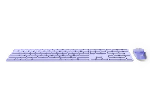 Rapoo 9850M bureau double souris clavier sans fil 1 600 DPI aluminium violet Allemagne - Photo 4/5