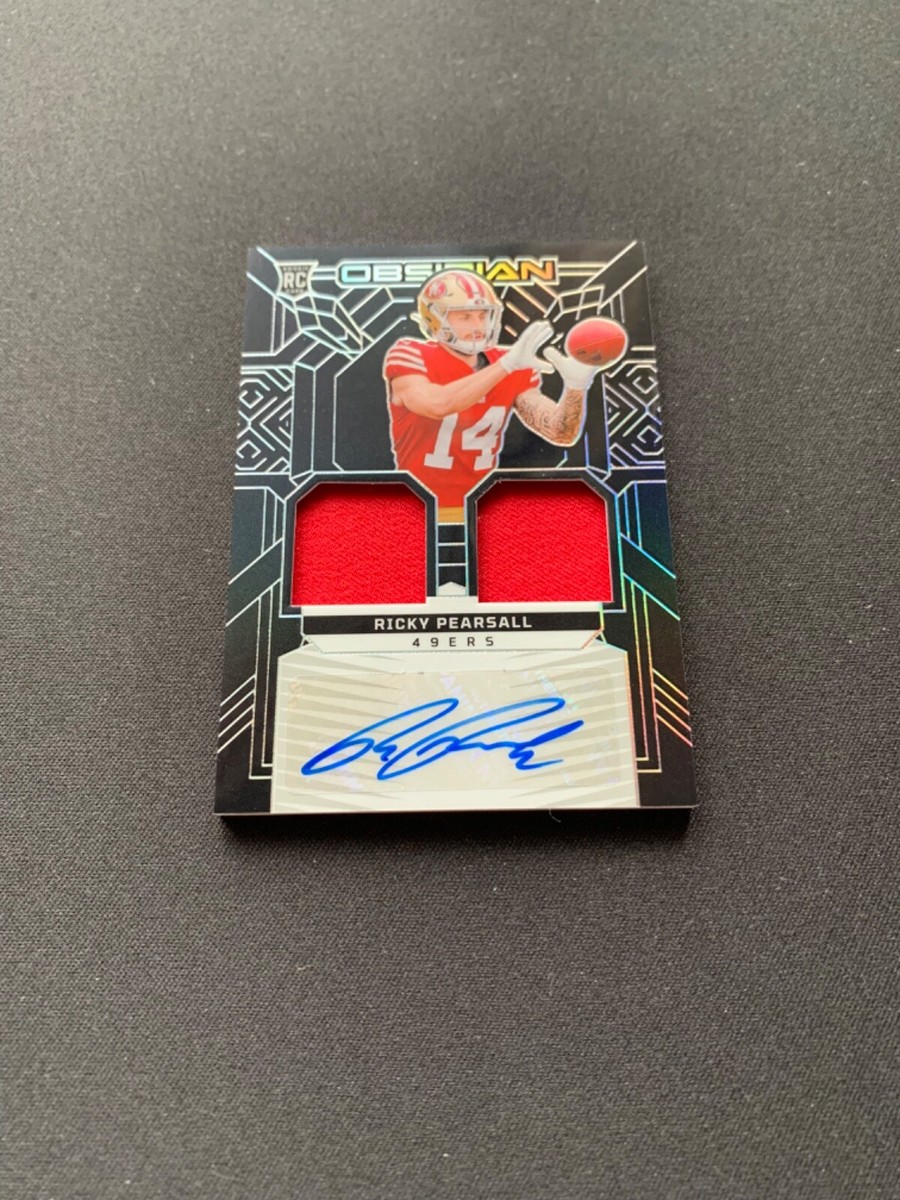 Ricky Pearsall 2024 Panini Obsidian RPA Rookie Dual Jersey Auto