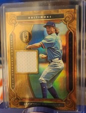 Jackson Holliday Gold Standard Swatches Patch 2023 Chronicles Orioles