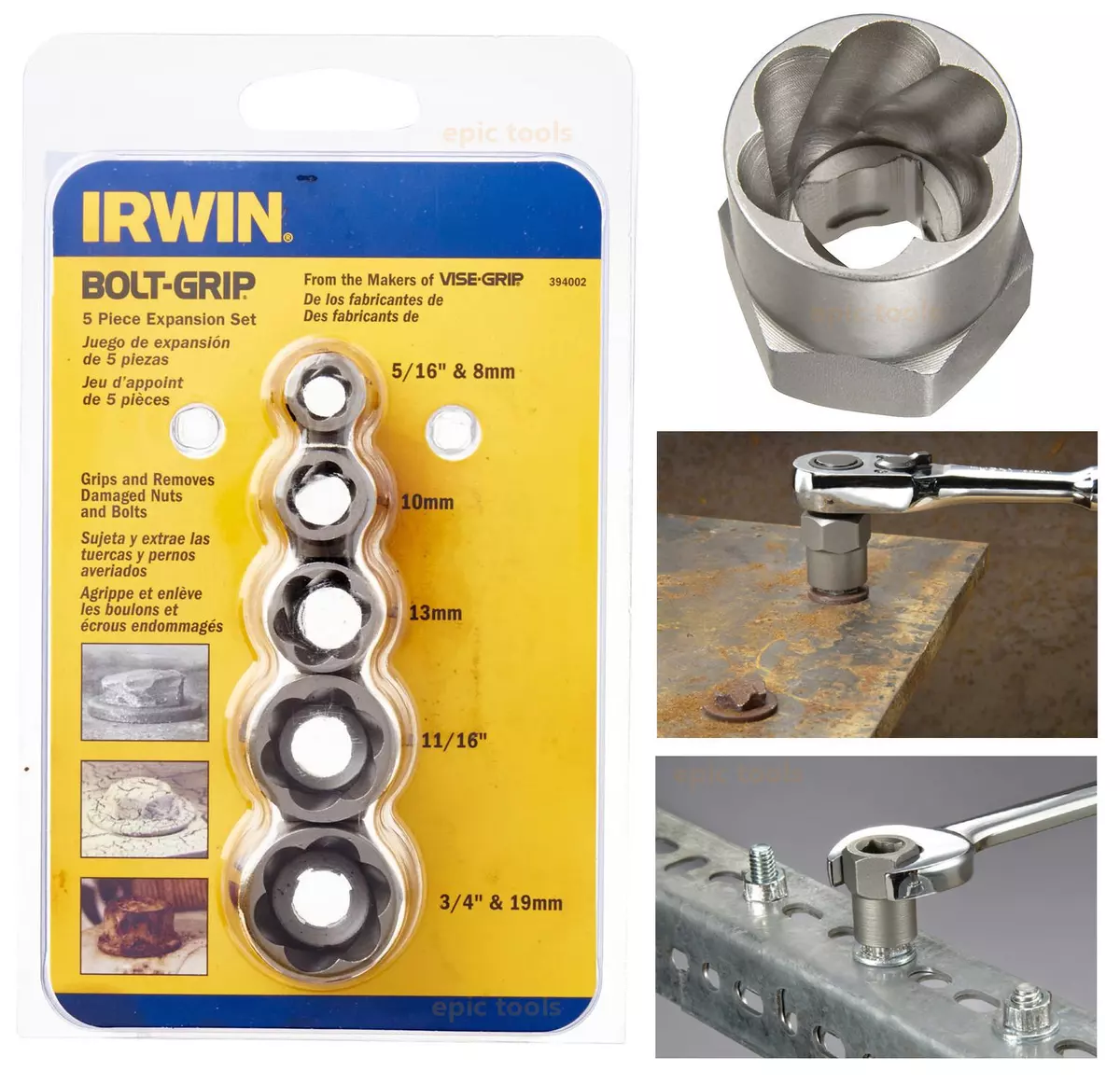 Rounded sale nut remover