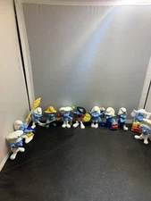Smurf Characters Lot Of 11 Figures Mcdonald’s 2011 3 Inch