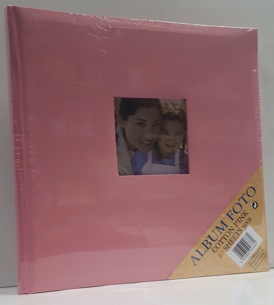 Album Fotografico 31x31 Cm In Tessuto Cotone - 80 Pagine Con Velina - Per Scrapbooking E Ricordi - Foto 11