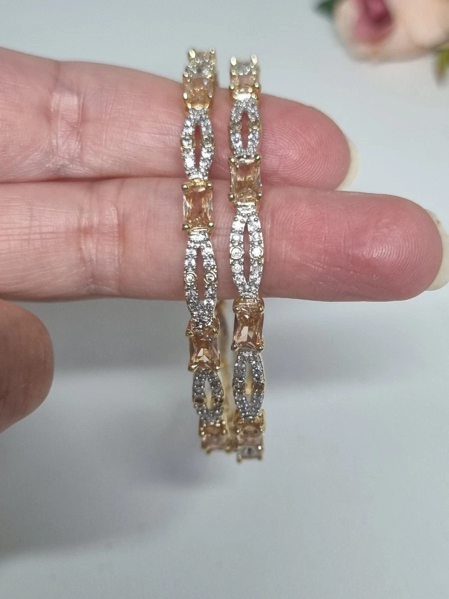 Single stone hotsell diamond bangles